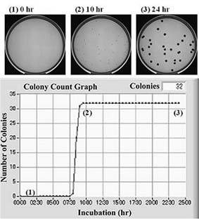 自動迅速計数例】MicroBio μ3D 自動 迅速検出・計数の例です！